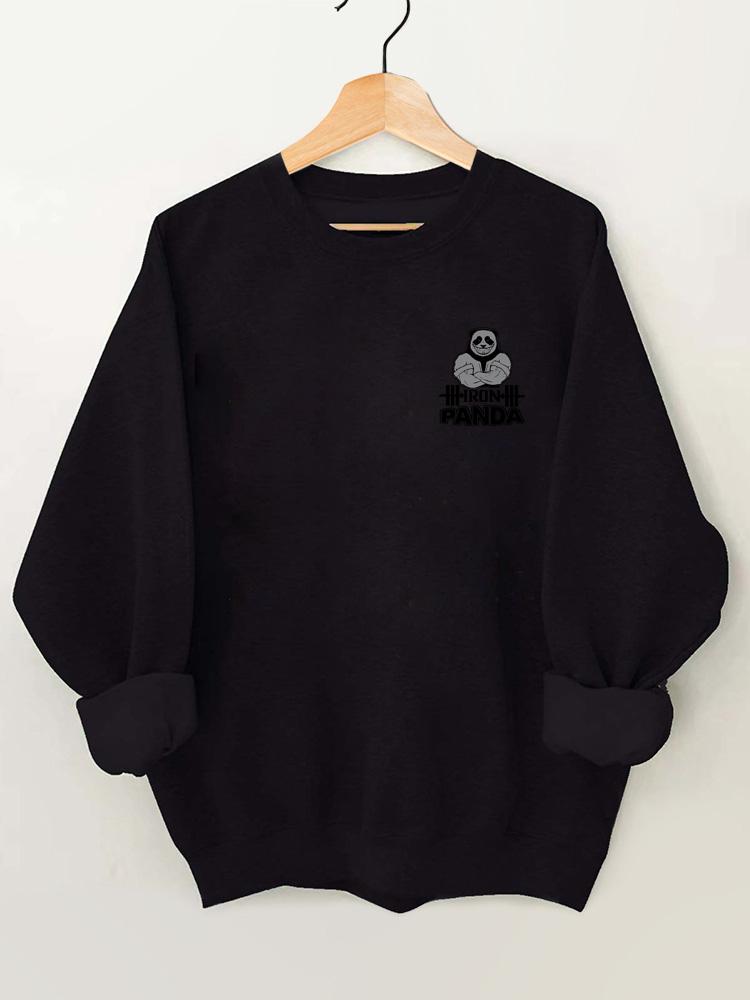 Ironpanda Brand Vintage Gym Sweatshirt