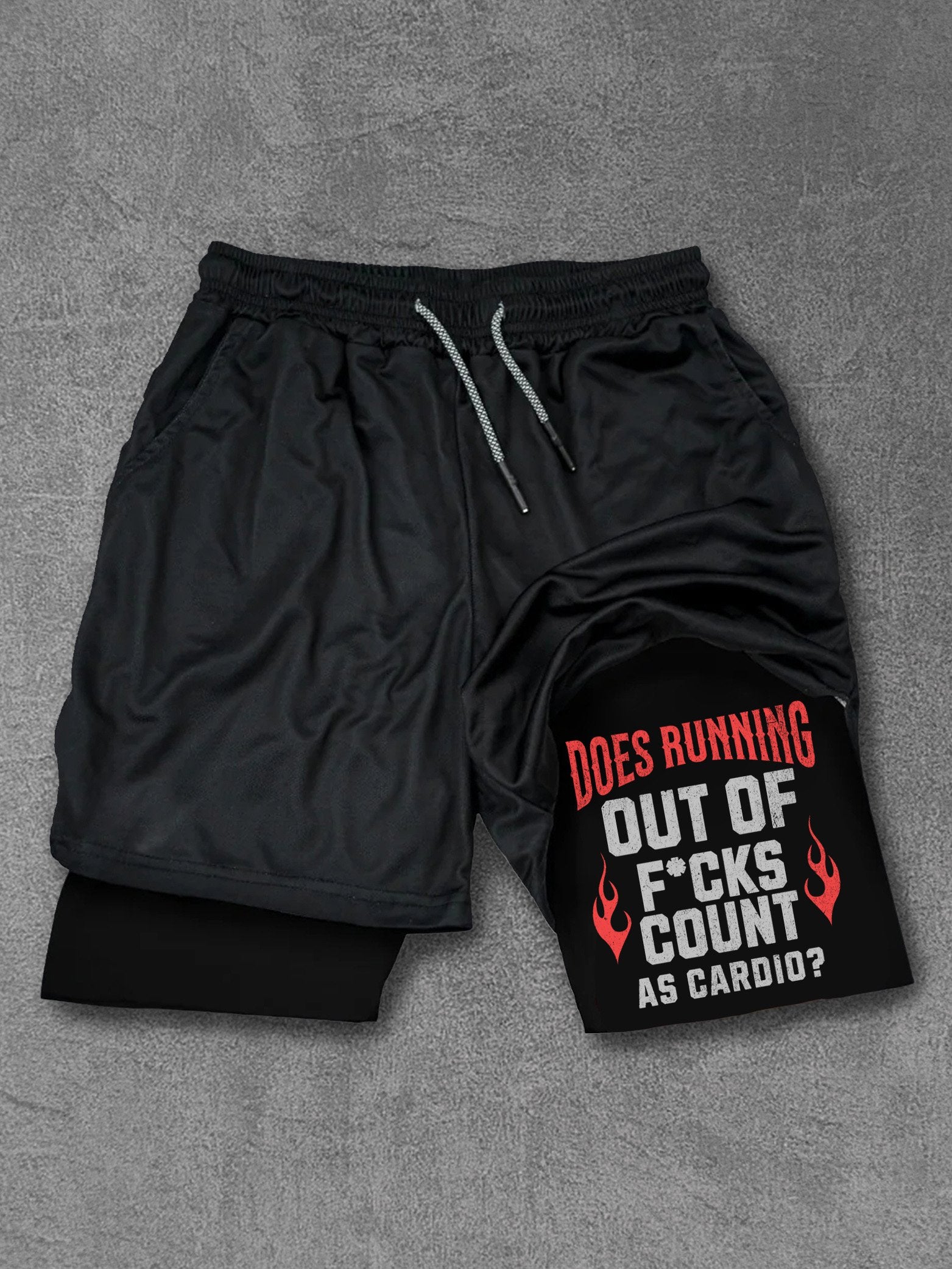 does running out fck count as cardio Performance Training Shorts