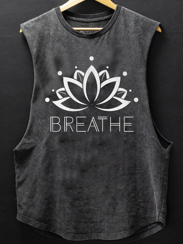 Breath Scoop Bottom Cotton Tank
