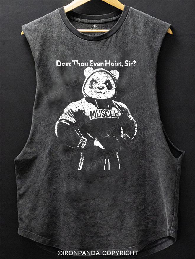 Dost Thou Even Hoist, Sir SCOOP BOTTOM COTTON TANK