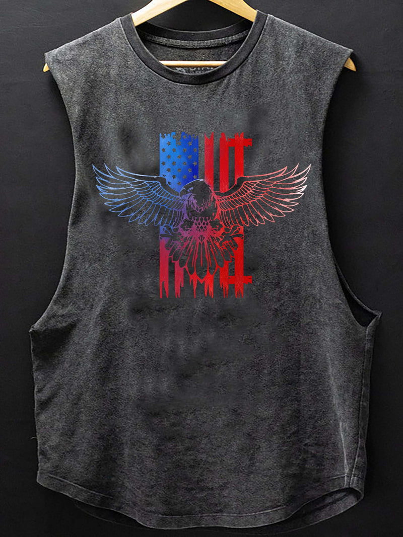 winged eagle SCOOP BOTTOM COTTON TANK