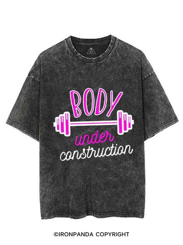 BODY UNDER CONSTRUCTION VINTAGE GYM SHIRT
