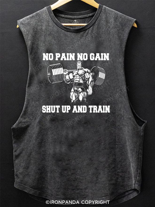 No Pain No Gain SCOOP BOTTOM COTTON TANK