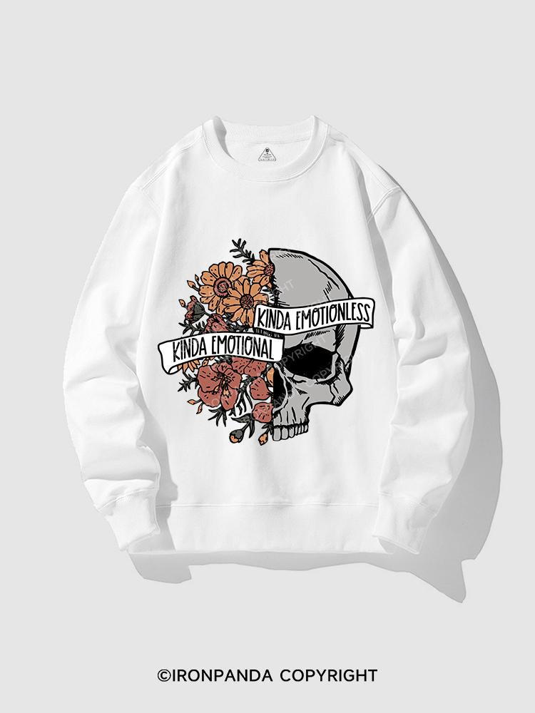 KINDA EMOTIONAL KINDA EMOTIONLESS CREWNECK Sweatshirt