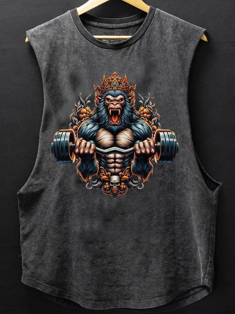 THE MONKEY KING LIGHT WEIGHT SCOOP BOTTOM COTTON TANK