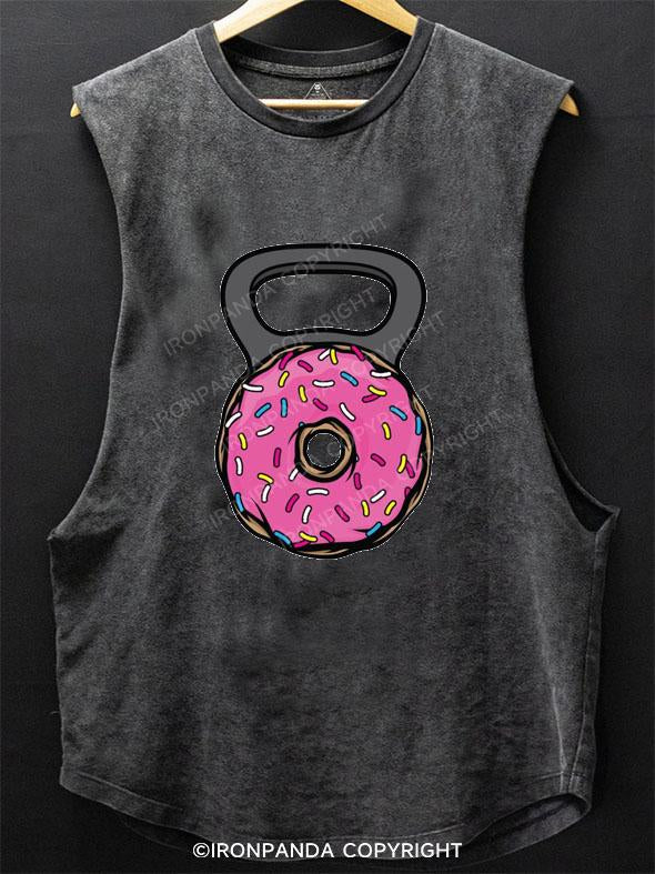 DONUT BARBELL SCOOP BOTTOM COTTON TANK