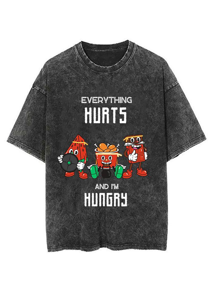 Food collection everything hurts and I'm hungry Vintage Gym Shirt