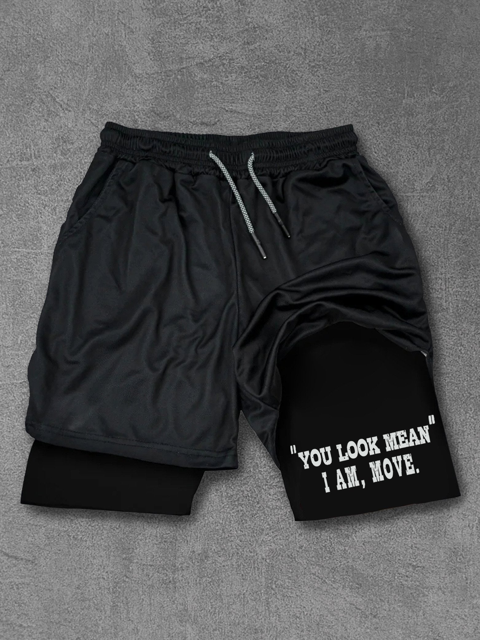 YOU LOOK MEAN Performance Training Shorts