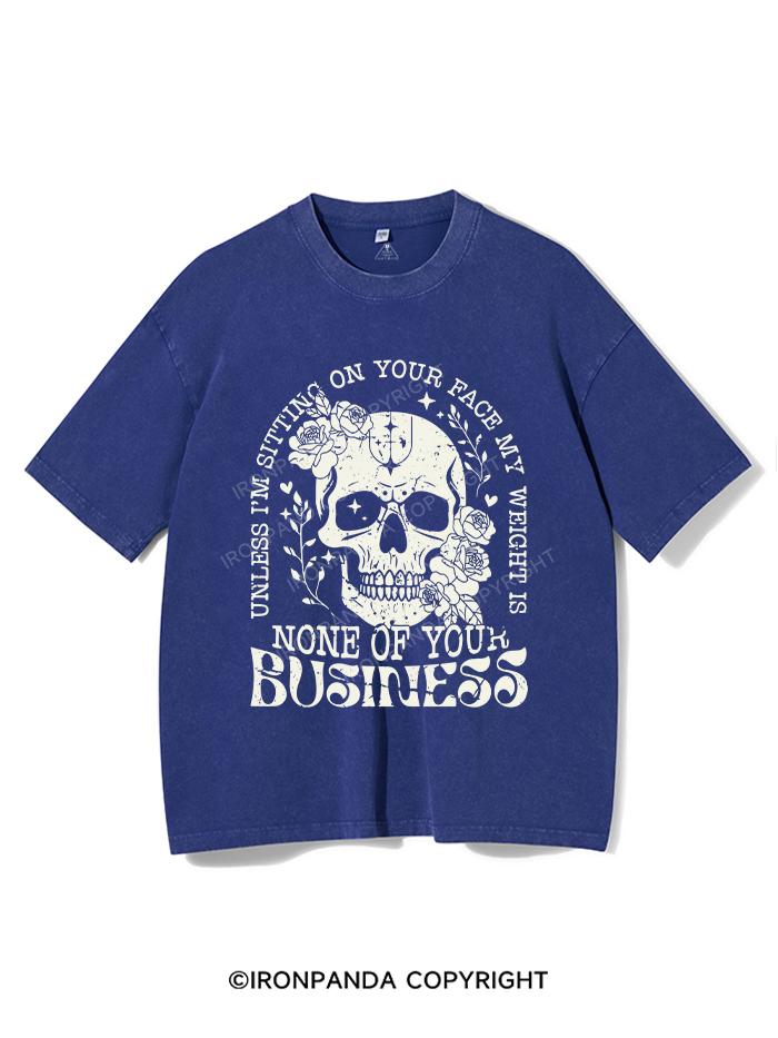 UNLESS I'M SITTING ON YOUR FACE VINTAGE GYM SHIRT