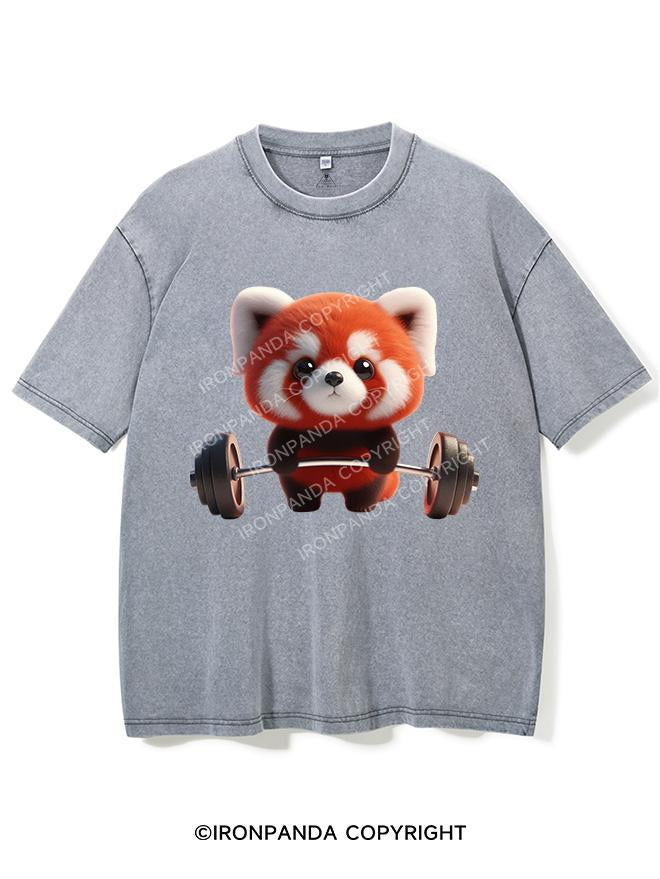 LIFTIN' RED PANDA VINTAGE GYM SHIRT