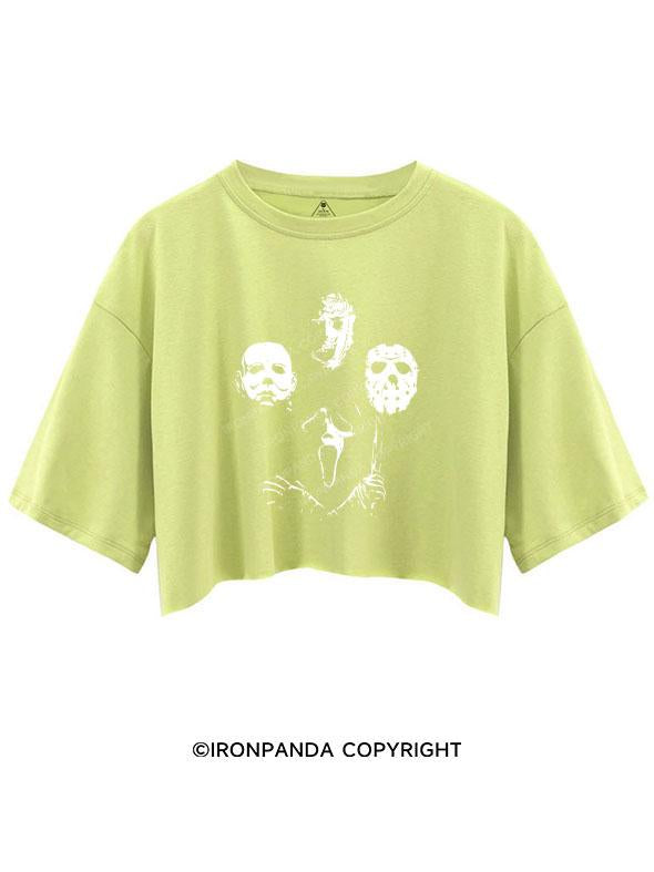 HALLOWEEN FITNESS NIGHT CROP TOPS