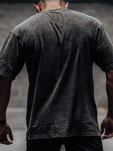 turn your back to the crowd Washed Gym Shirt