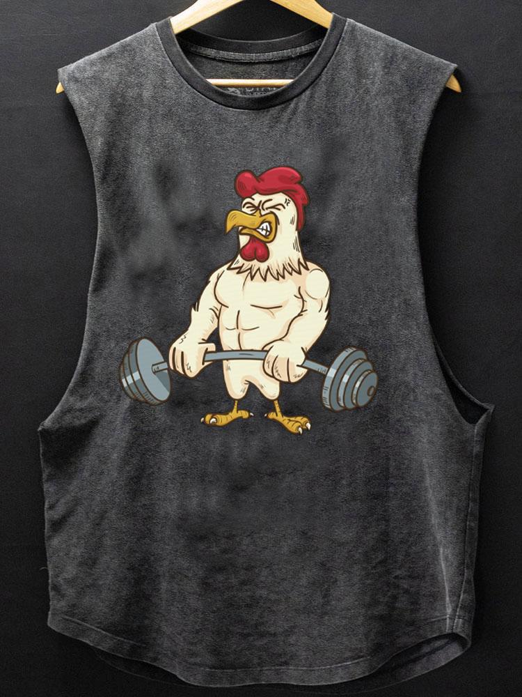 deadlift cock SCOOP BOTTOM COTTON TANK