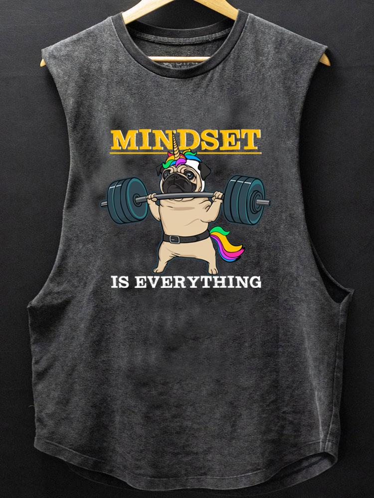 Mindset is Everything SCOOP BOTTOM COTTON TANK