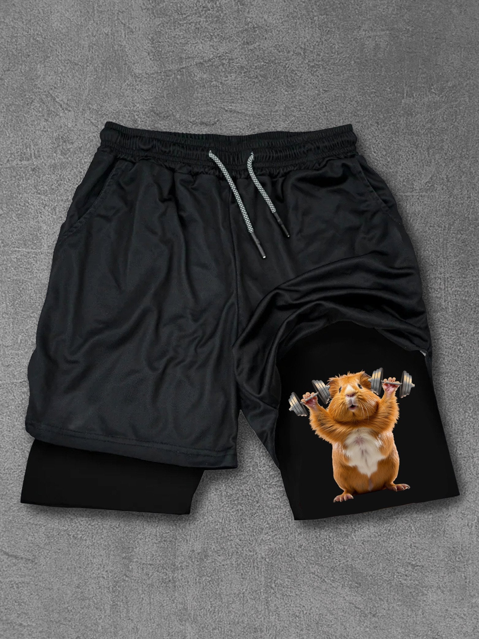 DUMBBELL LIFTING HAMSTER Performance Training Shorts