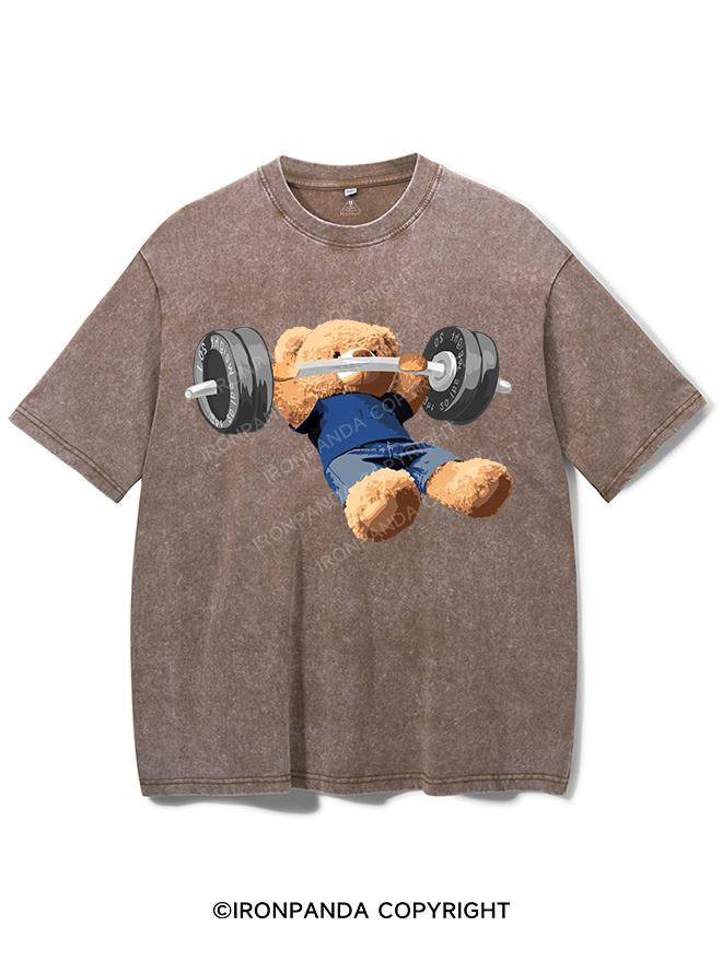 BENCH-BEARIN' TEDDY VINTAGE GYM SHIRT
