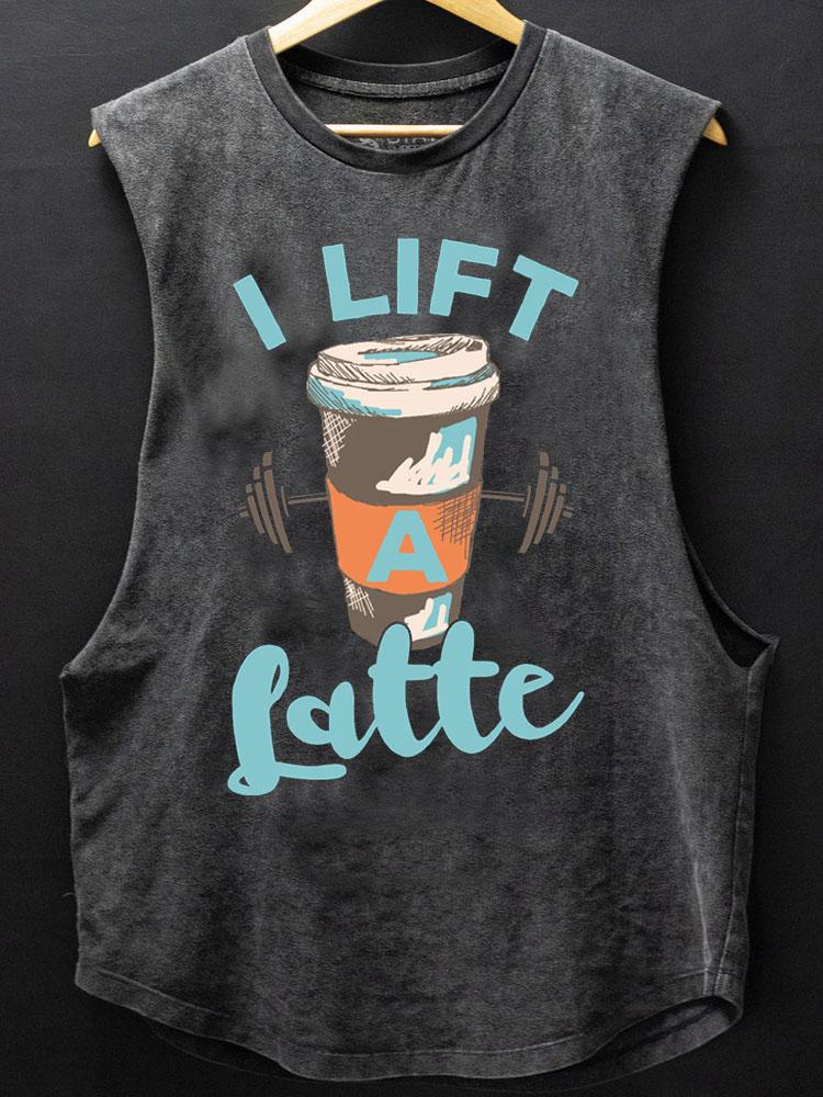 Lift a Latte Scoop Bottom Cotton Tank