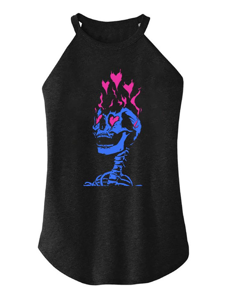 skulls   TRI ROCKER COTTON TANK