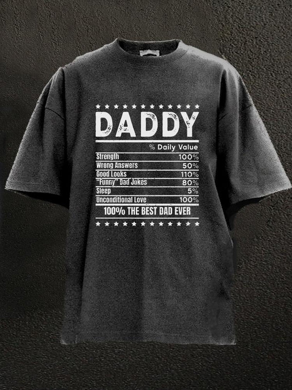 daddy formula Washed Gym Shirt