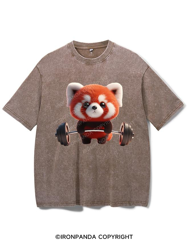 LIFTIN' RED PANDA VINTAGE GYM SHIRT