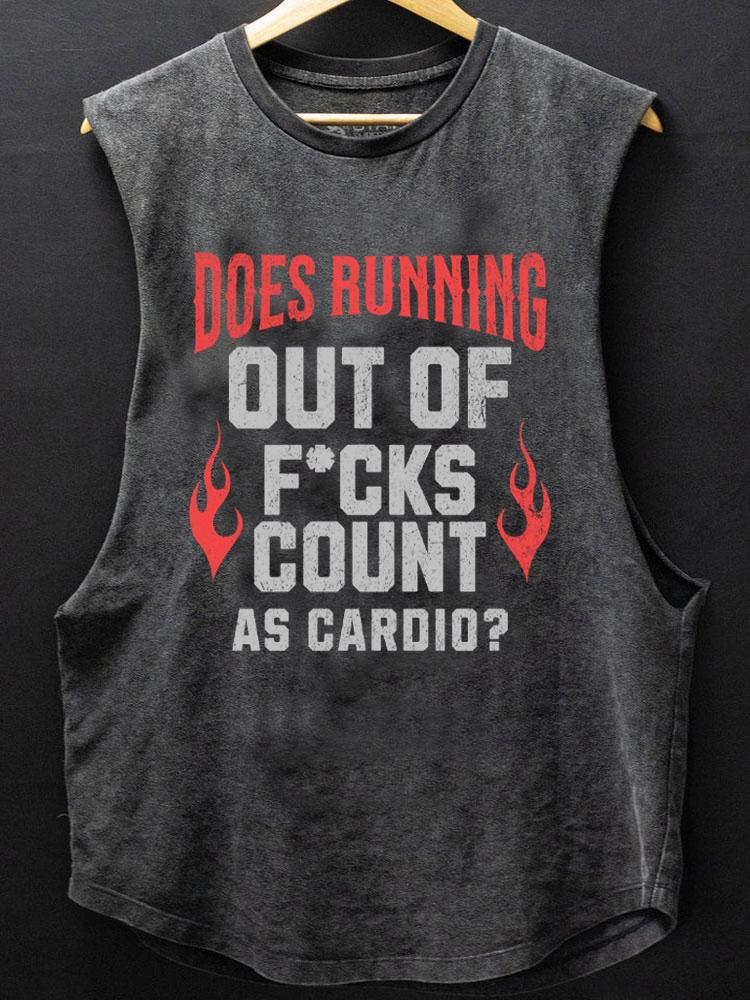 does running out f*ck count as cardio SCOOP BOTTOM COTTON TANK