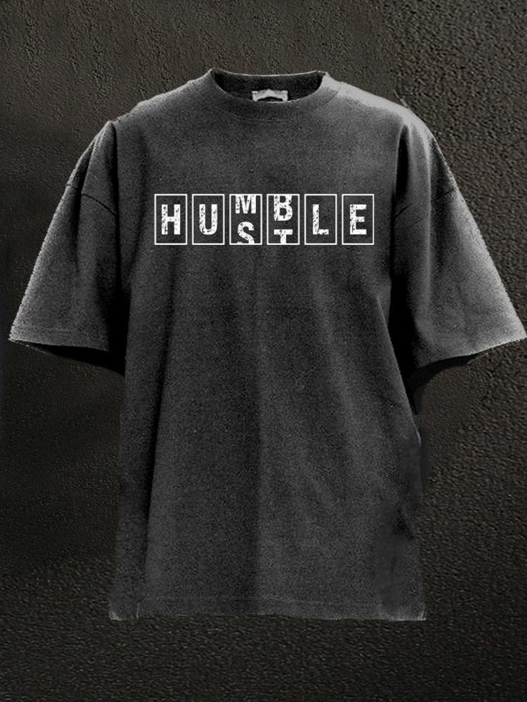 Humble Hustle Washed Gym Shirt