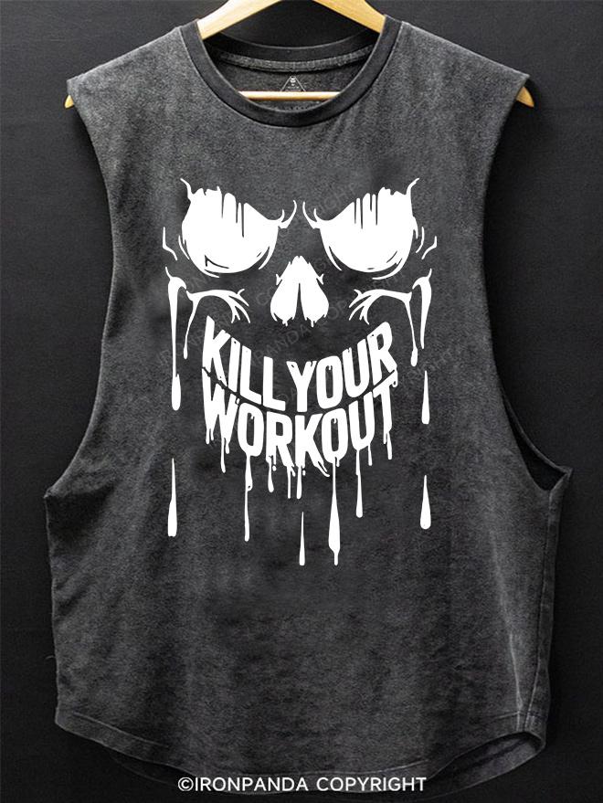 kill your workout SCOOP BOTTOM COTTON TANK