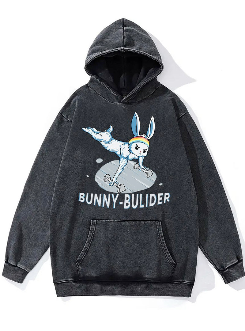 Bunny Builder Washed Gym Hoodie