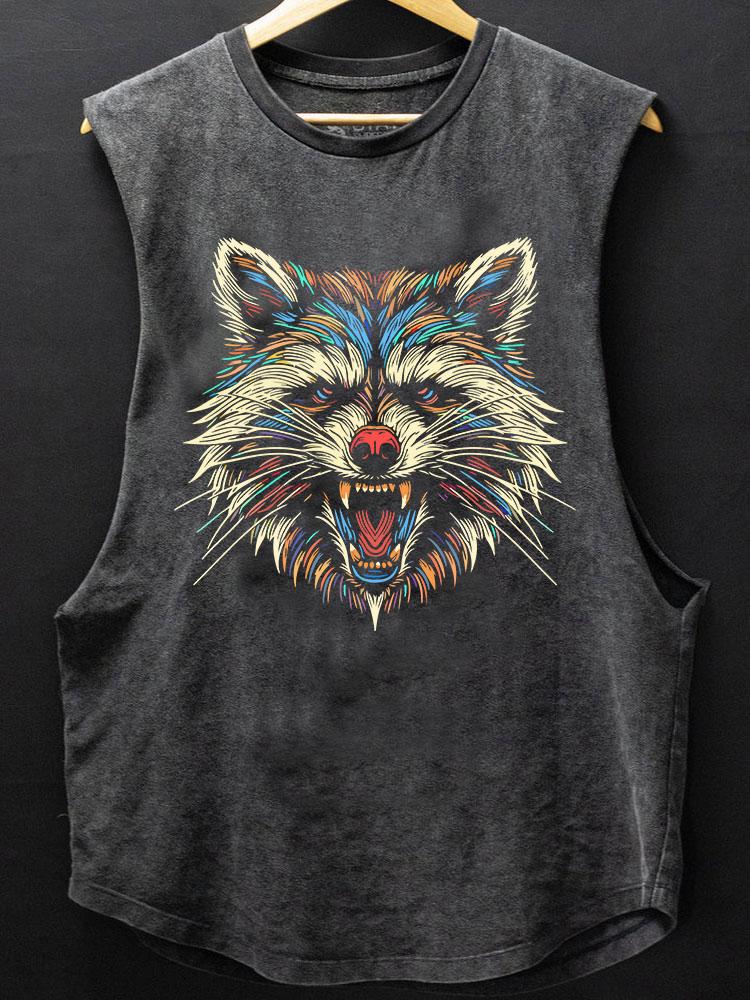 RACCOON HEAD BOTTOM COTTON TANK
