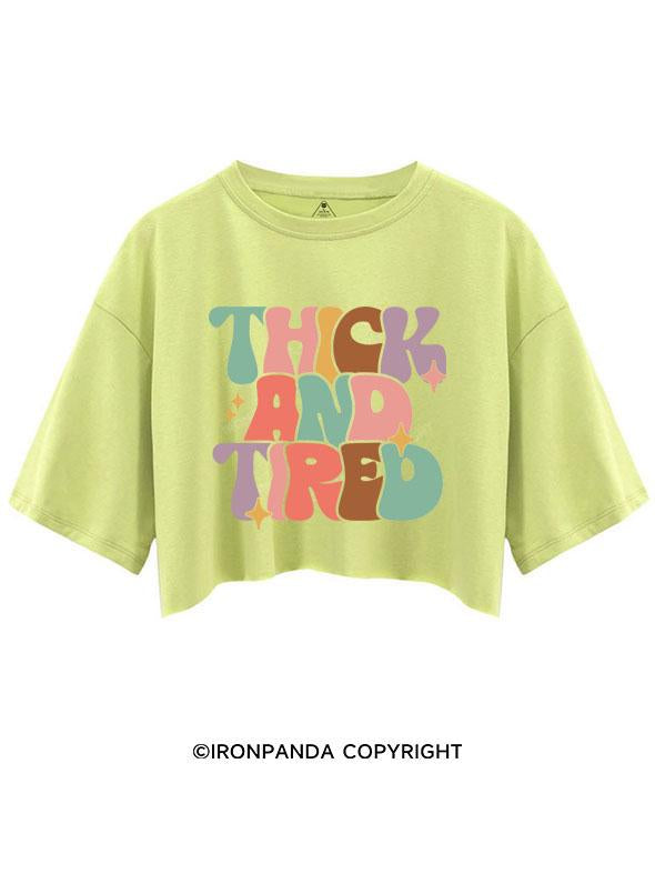 THICK AND TIRED CROP TOPS
