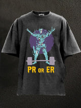 PR OR ER Washed Gym Shirt