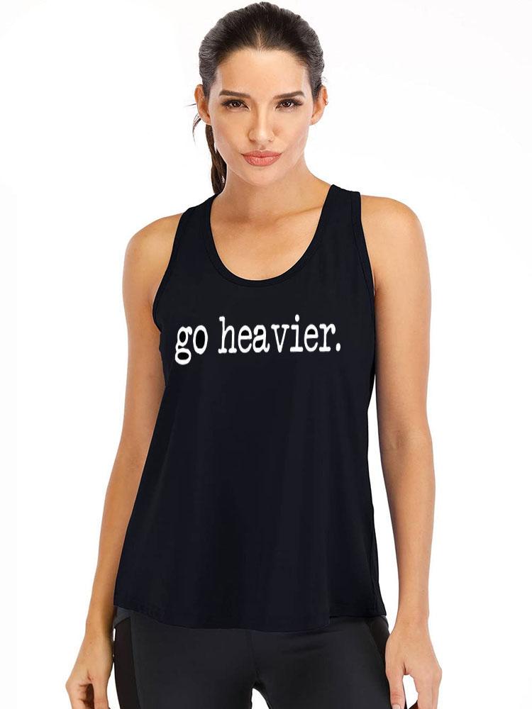 Go Heavier Cotton Gym Tank