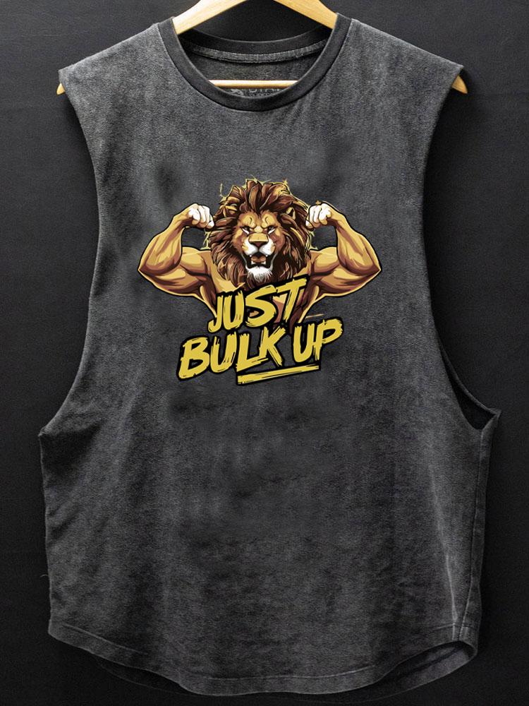 just bulk up SCOOP BOTTOM COTTON TANK