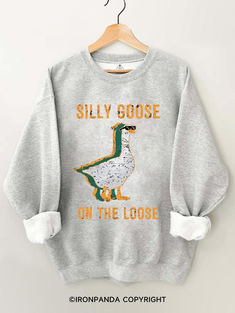 Silly Goose on the loose  Gym Sweatshirt
