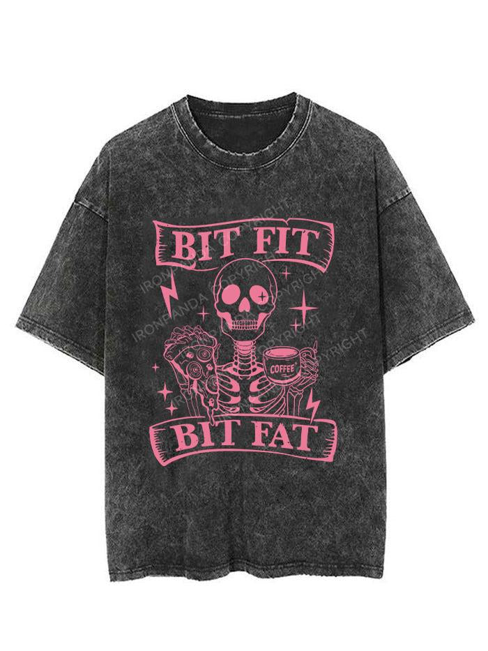 BIT FIT BIT FAT VINTAGE GYM SHIRT