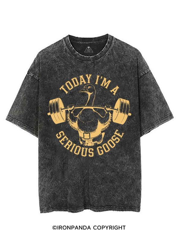 TODAY I'M A SERIOUS GOOSE VINTAGE GYM SHIRT