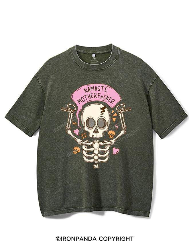 NAMASTE, MOTHERF#CKER VINTAGE GYM SHIRT