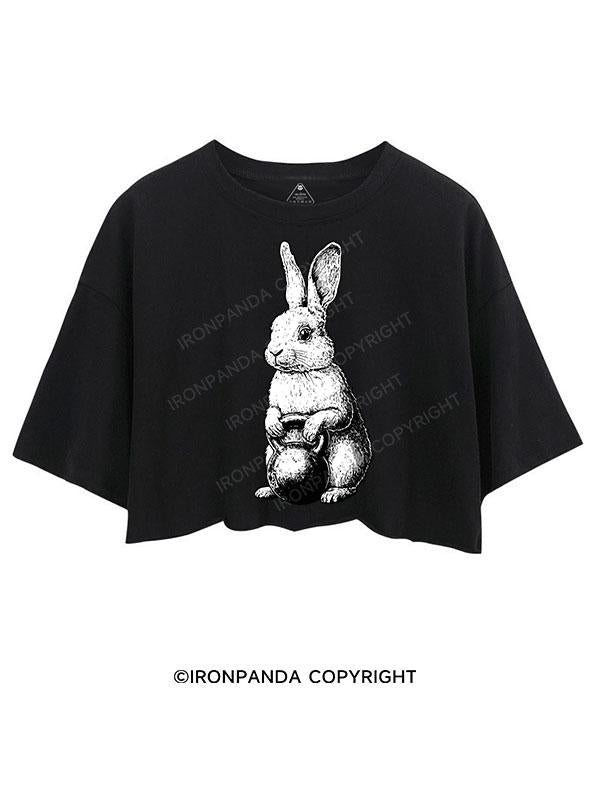 BUNNY GAINS, KETTLEBELL CHAINS CROP TOPS