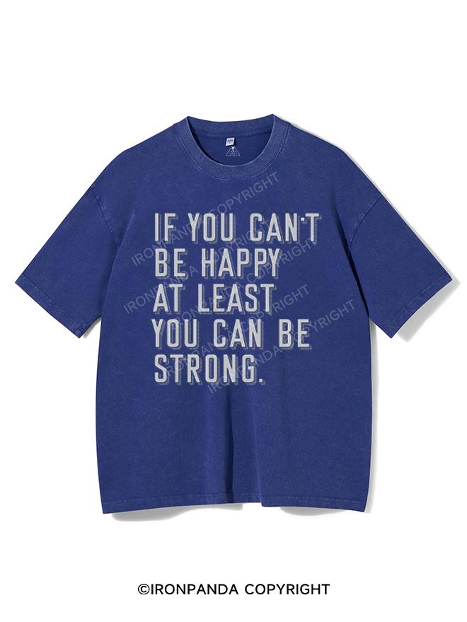 HAPPINESS in STRENGTH Washed Gym Shirt