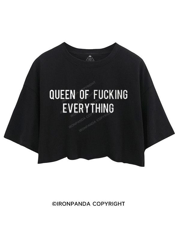 QUEEN OF F*CKING EVERYTHING CROP TOPS
