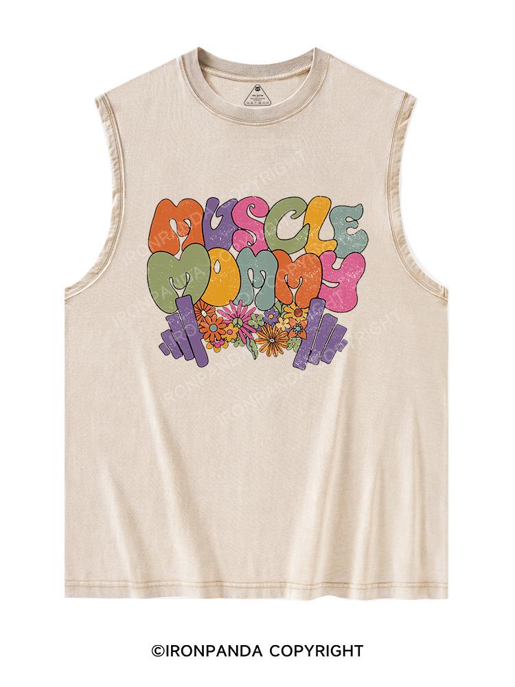 MUSCLE Mom  Washed Tank