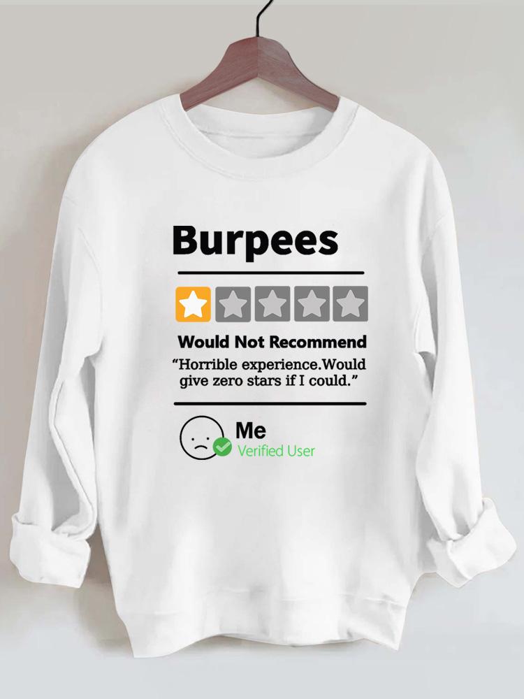 Burpees Reviewed Vintage Gym Sweatshirt