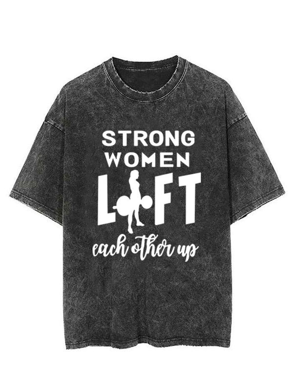 Strong Women Lift Vintage Gym Shirt
