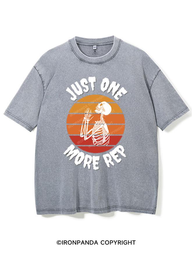 JUST ONE MORE REP VINTAGE GYM SHIRT