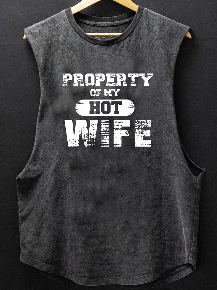 PROPERTY OF MY HOT WIFE BOTTOM COTTON TANK