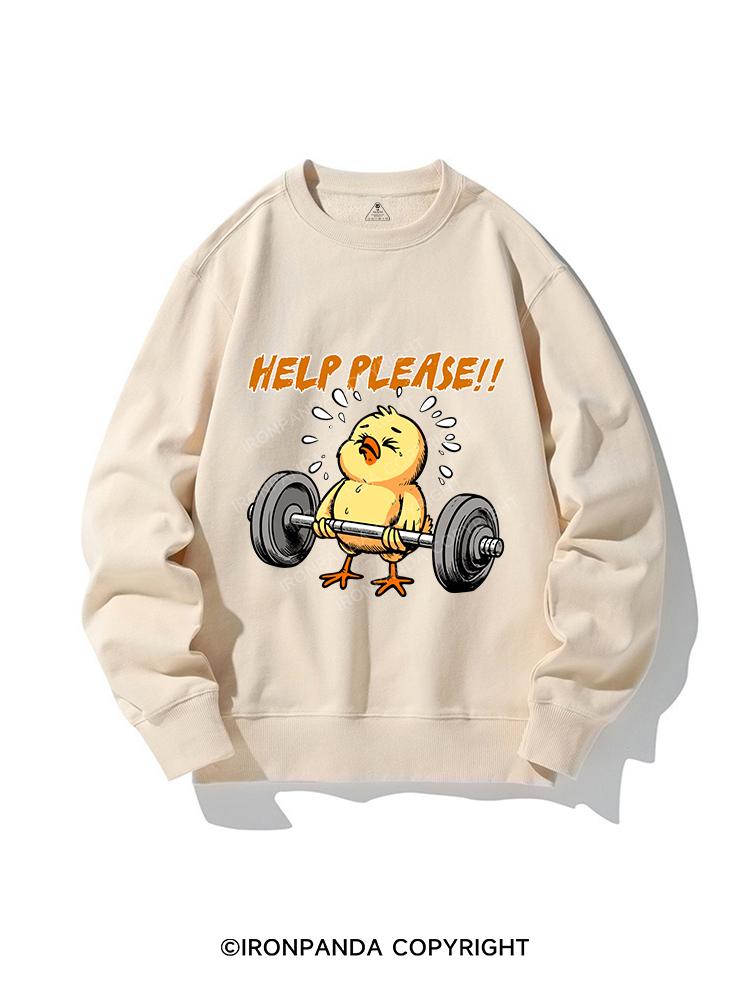 HELP PLEASE CHICK CREWNECK Sweatshirt