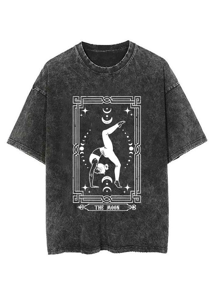 The Moon Tarot Card  vintage Gym Shirt