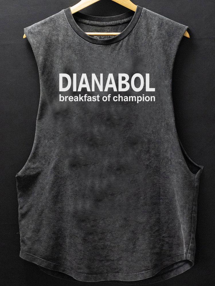 dianabol breakfast of champion SCOOP BOTTOM COTTON TANK