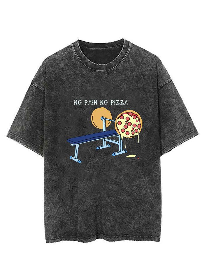 NO PAIN NO PIZZA Vintage Gym Shirt