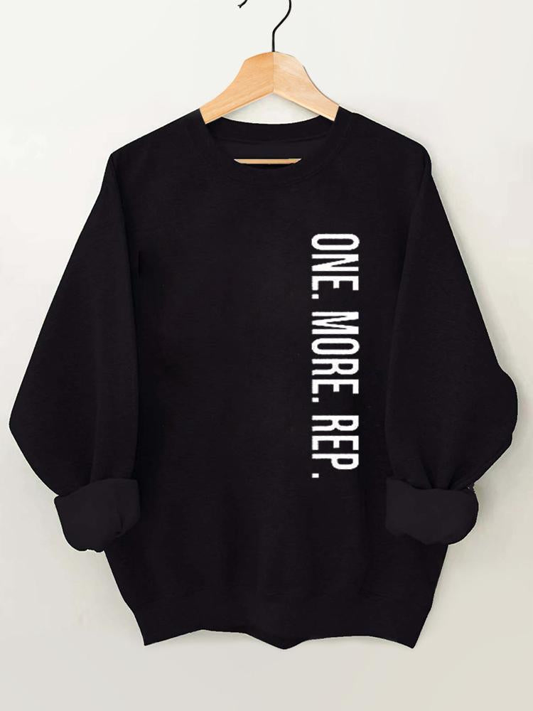 One. More. Rep. Vintage Gym Sweatshirt